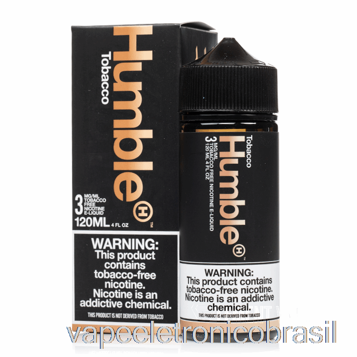 Vape Recarregável Tabaco - Humilde Suco Co. - 120ml 6mg